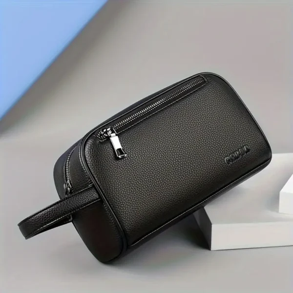 Pochette élégante en cuir PU pour homme, parfaite pour le travail et l'utilisation quotidienne – Image 8