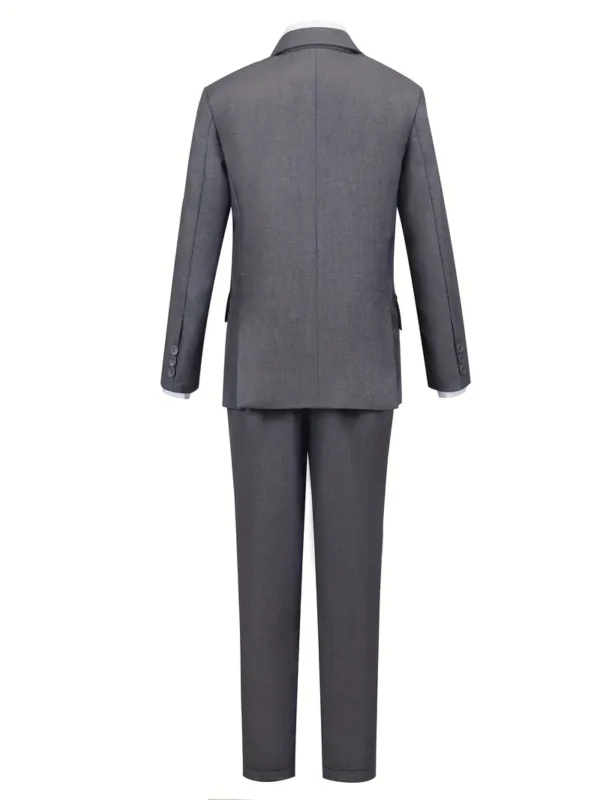 Tenue de gentleman formelle 2 pièces pour garçons Tenue de gentleman formelle 2 pièces pour garçons, robe blazer à manches longues et pantalon, ensemble de vêtements pour garçons pour la compétition, la performance, le mariage, le banquet, la robe d'extérieur novembre 13, 2024 Kotazando