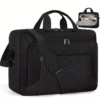 Sacoche pour ordinateur portable 43,94 cm, Sac d'affaires étanche de grande capacité avec bandoulière réglable pour hommes et femmes