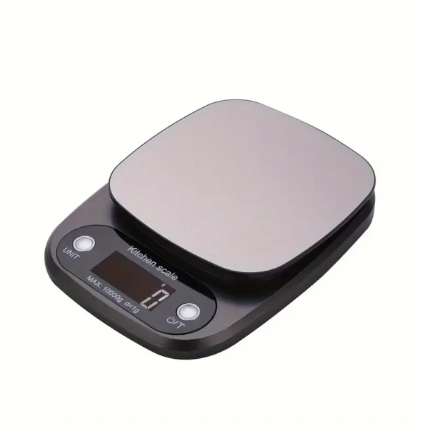 Balance de cuisine numérique de précision, Capacité de 22 lb, affichage en grammes et en onces pour la cuisine et la pâtisserie, précision de 1 G/0,1 oz, alimentée par pile AAA non rechargeable (argentée) – Image 8