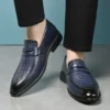 Chaussures habillées élégantes à enfiler pour hommes Chaussures habillées élégantes à enfiler pour hommes, Similicuir décontracté, durable, antidérapant et tendance pour les tenues professionnelles et décontractées 26 décembre 2024 Kotazando