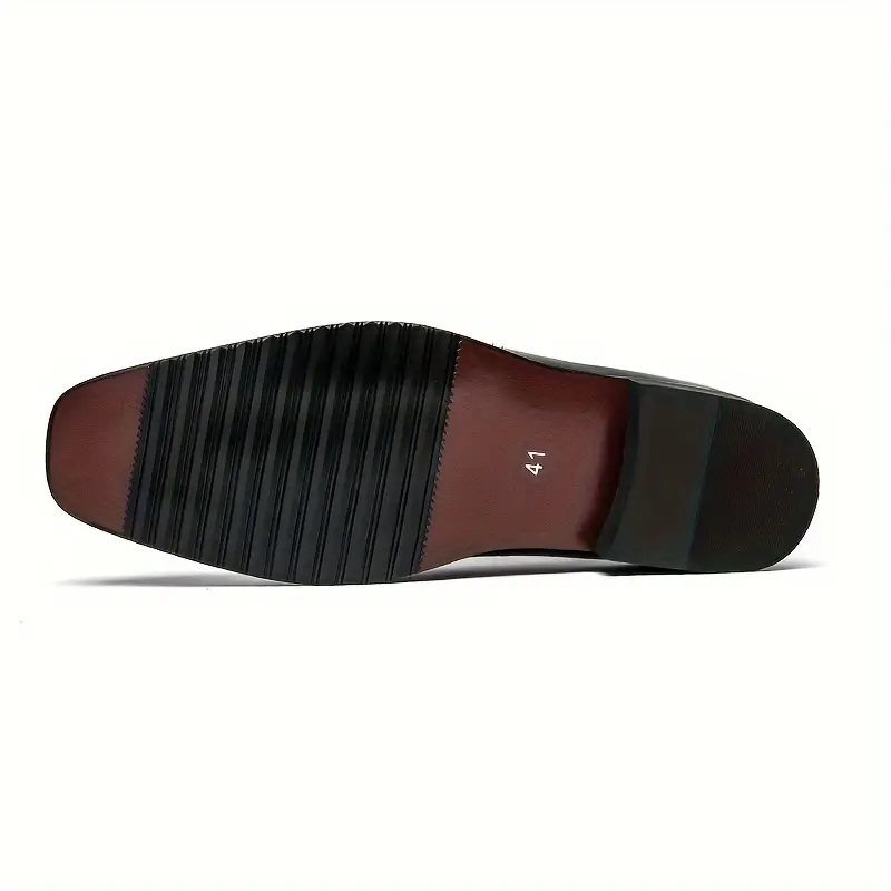 Mocassins élégants de style britannique pour hommes avec boucle triangulaire, Parfaits pour les affaires, les tenues décontractées et les mariages 8 Mocassins élégants de style britannique pour hommes avec boucle triangulaire, Parfaits pour les affaires, les tenues décontractées et les mariages – Image 7