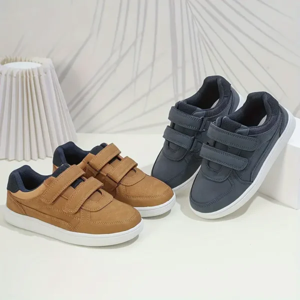 Baskets basses décontractées et confortables pour garçons, chaussures de skateboard légères et antidérapantes pour toutes les saisons – Image 9