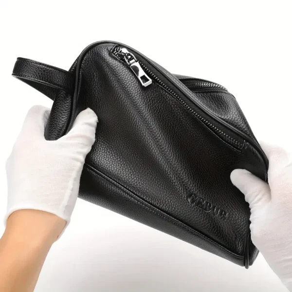 Pochette élégante en cuir PU pour homme, parfaite pour le travail et l'utilisation quotidienne – Image 12