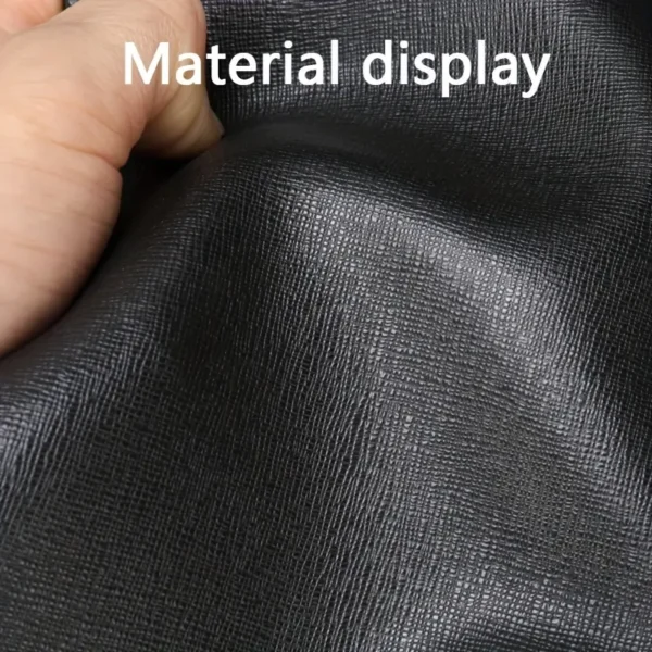 Mallette multifonctionnelle en cuir véritable pour homme, sac à main d'affaires en cuir de vachette à couche supérieure – Image 11