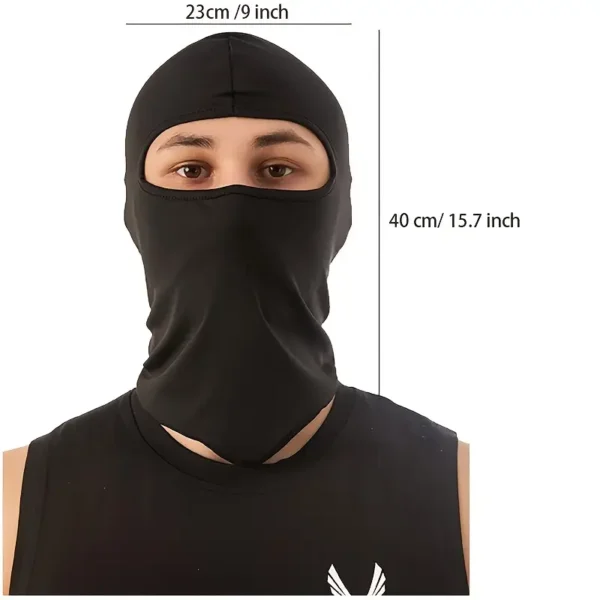 1 PC Cagoule de protection intégrale pour le visage, chapeau tactique de l'armée CS, ski d'hiver, cyclisme, écharpe de protection solaire, masques chauds pour le visage pour sports de plein air 17 décembre 2024 Kotazando