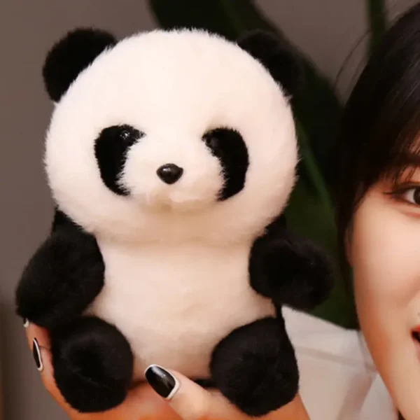 Peluche panda câline, Douce, moelleuse et mignonne avec position assise, couleurs mélangées, matériau PP – Image 3