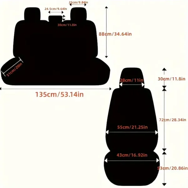 Housse de siège auto 5 places Housse de siège auto 5 places, ensemble complet de coussins de siège auto SUV imperméables, housse de siège auto en cuir PU, housse de siège auto universelle ensemble complet 5 décembre 2024 Kotazando