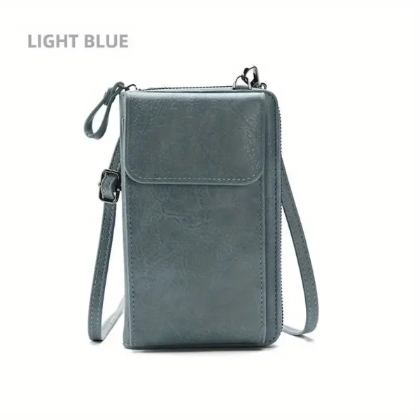 Sac à bandoulière multifonctionnel pour téléphone portable, bandoulière, portefeuille, pochette, sac à main – Image 8