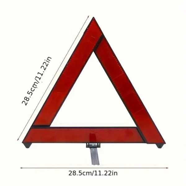 Panneau d'avertissement de trépied de voiture, panneau d'identification réfléchissant, panneau d'avertissement de danger, outil d'urgence de trépied pliable d'avertissement de sécurité routière de voiture, panneau de danger de véhicule pliable vertical réfléchissant de trépied ensemble 14 décembre 2024 Kotazando