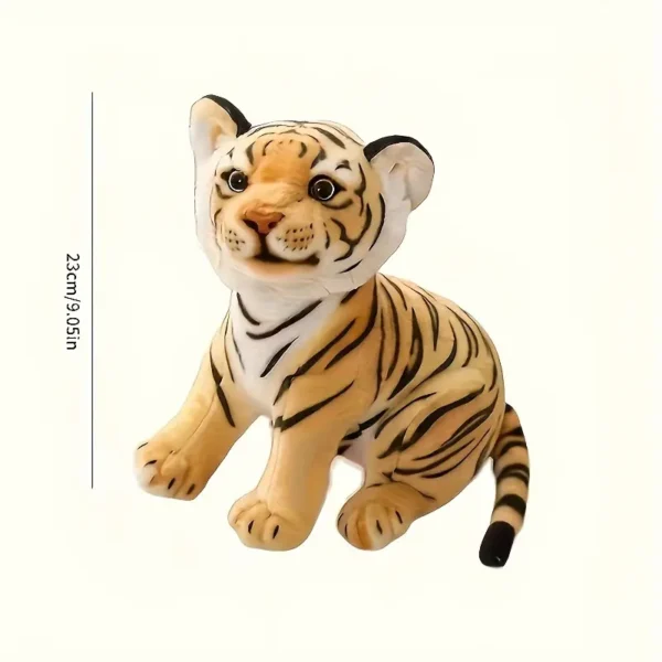 Peluche tigre en peluche marron ou blanc, Cadeau idéal pour les anniversaires – Image 7