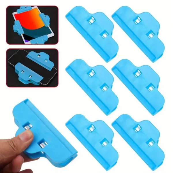 5pcs Smartphone Repair Clips, Durable PVC, Grip Réglable pour Remplacement et Entretien de l'Écran LCD, Facile à Utiliser, Outil Multifonction pour les Amateurs de Technologie DIY, Fixation Sûre et Sécurisée – Image 8