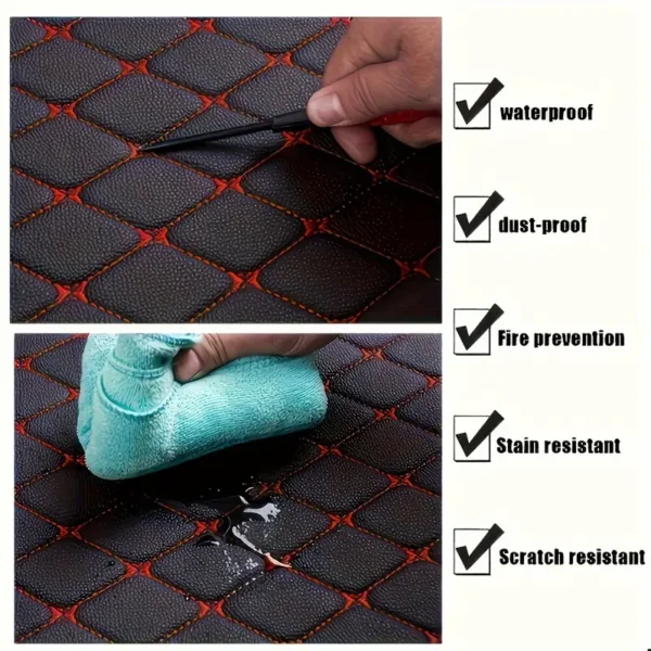 Tapis de sol de voiture en cuir PU de qualité supérieure Tapis de sol de voiture en cuir PU de qualité supérieure, Ensemble de 5 pièces, ajustement universel, accessoires d'intérieur de voiture de luxe imperméables, tapis durables faciles à nettoyer pour tous les modèles de véhicules 5 décembre 2024 Kotazando