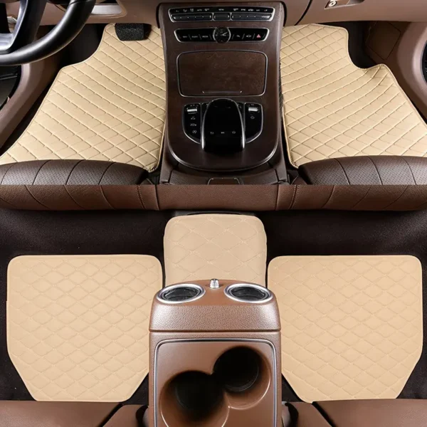 Tapis de sol de voiture en cuir PU de qualité supérieure Tapis de sol de voiture en cuir PU de qualité supérieure, Ensemble de 5 pièces, ajustement universel, accessoires d'intérieur de voiture de luxe imperméables, tapis durables faciles à nettoyer pour tous les modèles de véhicules 5 décembre 2024 Kotazando