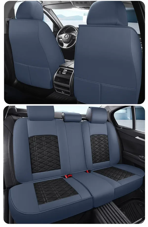 Housses de siège de voiture en cuir PU de luxe Housses de siège de voiture en cuir PU de luxe, ajustement universel, ensemble complet de 5 sièges, confort durable, mode professionnelle, installation facile, toutes saisons, kit de protection de siège de véhicule non lavable 5 décembre 2024 Kotazando