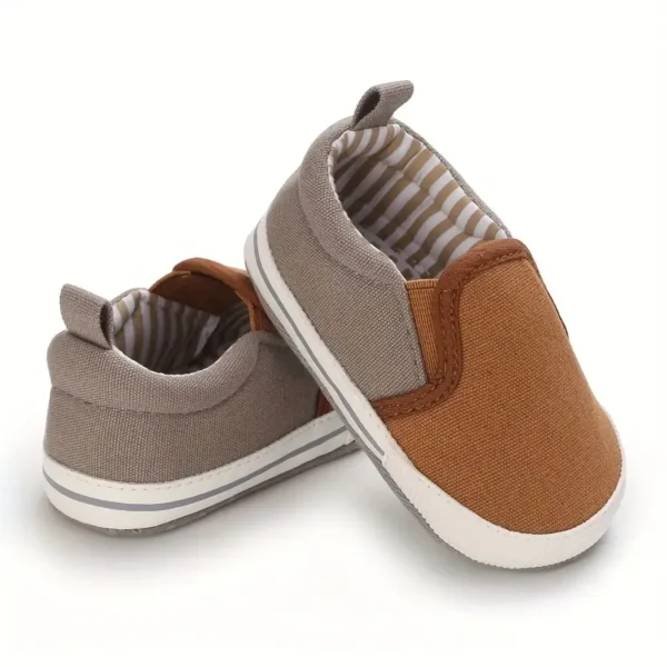 Adorables baskets à enfiler pour nouveau-nés et tout-petits, Chaussures de marche confortables et antidérapantes pour garçons et filles - Image 2