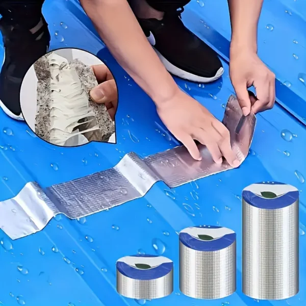 Kit de réparation d'urgence Miracle Water Tape, mastic butyle pour colmatage de fuites, auto-adhésif, durable, avec autre matériau, pour toits, bungalows et solutions d'étanchéité