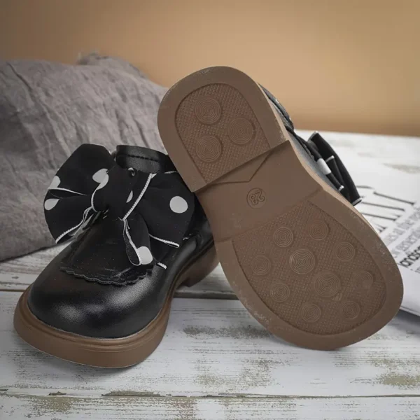 Mocassins élégants avec nœud papillon, Chaussures plates tendance pour filles pour toutes les saisons avec semelle antidérapante et design léger, Parfait pour une tenue décontractée - Image 2