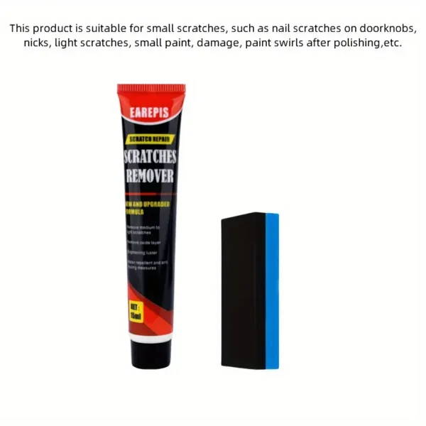 Cire anti-rayures et tourbillons pour voiture Quick-Fix, Application facile pour les petits dommages de peinture, les marques de clous sur les poignées de porte, Sans danger pour tous les véhicules – Image 5