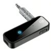 Transmetteur récepteur Bluetooth 5.3 2 en 1 Adaptateur sans fil 3,5 mm Adaptateur audio AUX pour voiture Audio Musique Aux Casque mains libres
