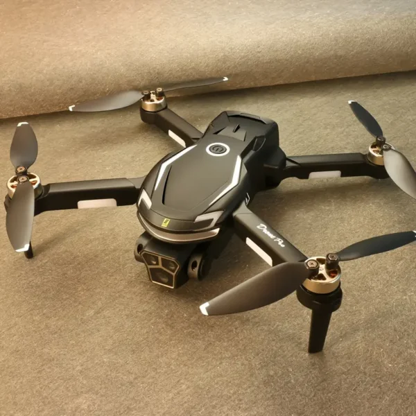 Drone V888 8K Ultra HD 3 caméras, quadricoptère 1080P avec réglage d'angle à 90°, grand angle de 120°, longue durée de vie de la batterie, chargement USB, sans fil 2,4G/3G/4G/5G, télécommande, caméra hyperspectrale et infrarouge, altitude de 120 m, vitesse de 7 m/s, poids maximal au décollage de 250 g, batterie lithium-polymère rechargeable – Image 6