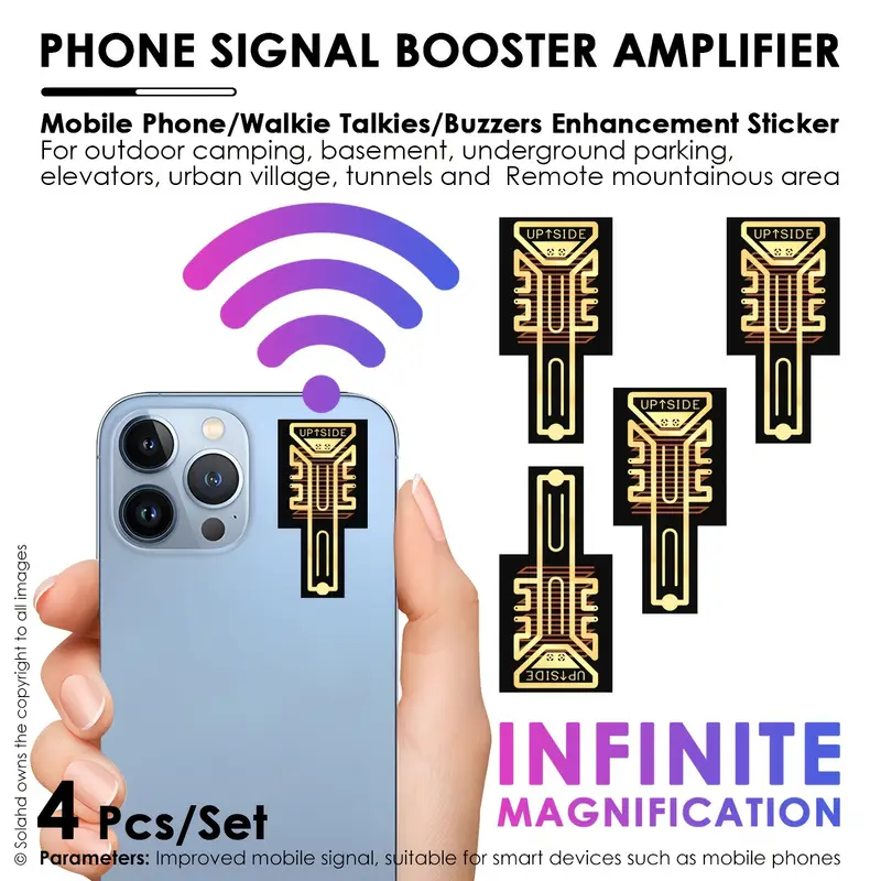 Lot de 5 amplificateurs de signal de téléphone portable en cuivre, Améliore les signaux des téléphones portables, des talkies-walkies et des buzzers, Aucune batterie requise, Idéal pour les zones reculées, les ascenseurs, les villages urbains, le camping et les voyages 2 Lot de 5 amplificateurs de signal de téléphone portable en cuivre, Améliore les signaux des téléphones portables, des talkies-walkies et des buzzers, Aucune batterie requise, Idéal pour les zones reculées, les ascenseurs, les villages urbains, le camping et les voyages