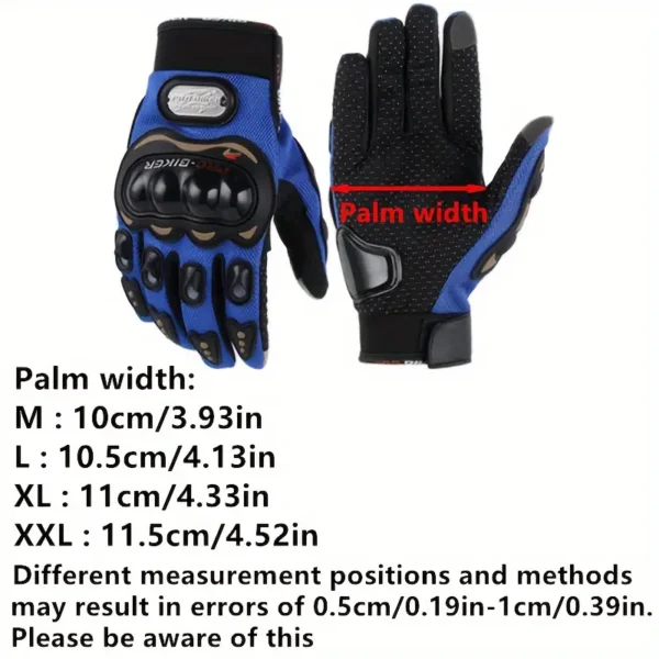 Convient pour les motos, les vélos de route, les motos tout-terrain, le printemps, l'été, l'automne et l'hiver Gants unisexes pour écran tactile pour hommes et femmes, gants de cyclisme respirants, gants de moto, gants de vélo. Cadeau de Noël 17 décembre 2024 Kotazando