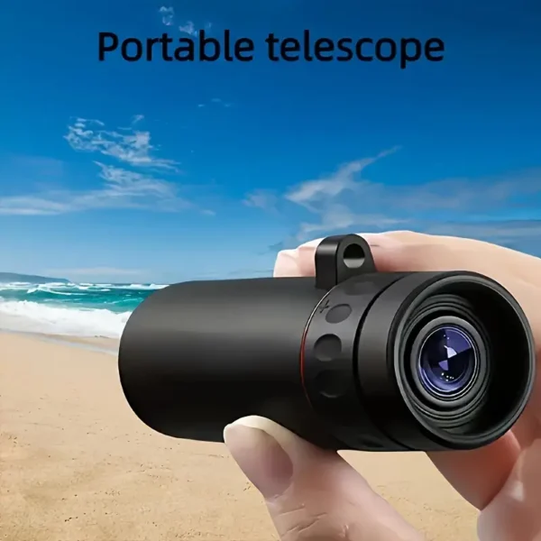Loupe télescopique portable, mini tube simple à fort grossissement, accessoire pour téléphone portable, outil de photographie, corps en verre, batterie non incluse – Image 6