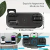 Support de charge sans fil 7 en 1 pour iPhone 15/14/13/12, Samsung, Xiaomi, Apple Watch 8/7/6, AirPods Pro, Alimentation USB, ≤ 36 V, sans batterie, Station de charge rapide
