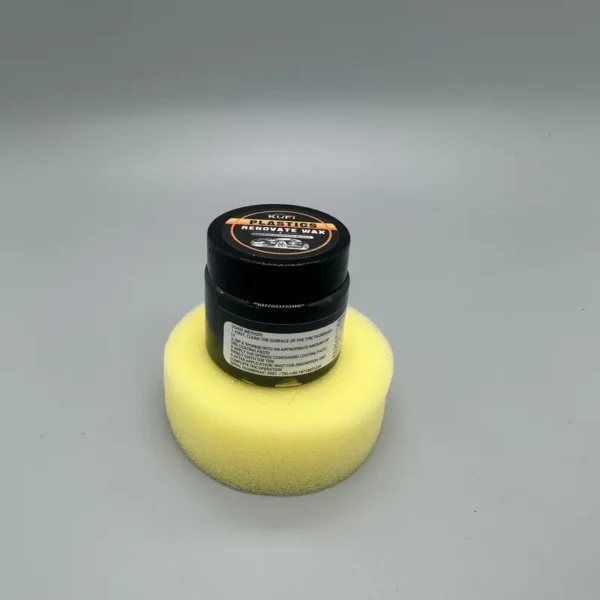 Agent de rénovation de pièces en plastique pour voiture 30 g, réducteur d'éclaircissement des pneus, réparation de brillance intérieure noire, placage cristal anti-rayures, entretien de la cire du tableau de bord – Image 9