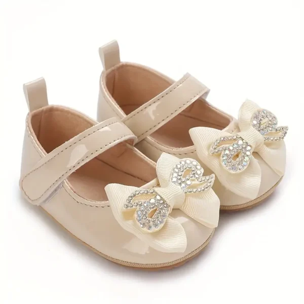 Jolies chaussures de princesse, Jolies chaussures Mary Jane en similicuir de couleur unie - Image 12