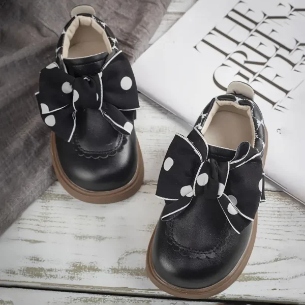 Mocassins élégants avec nœud papillon, Chaussures plates tendance pour filles pour toutes les saisons avec semelle antidérapante et design léger, Parfait pour une tenue décontractée - Image 9