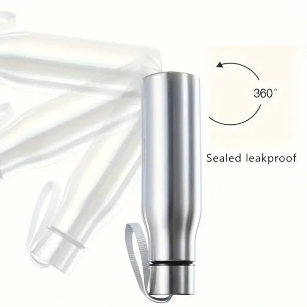 Bouteille d'eau de sport simple et portable en acier inoxydable de 750 ml/1 000 ml – Image 11
