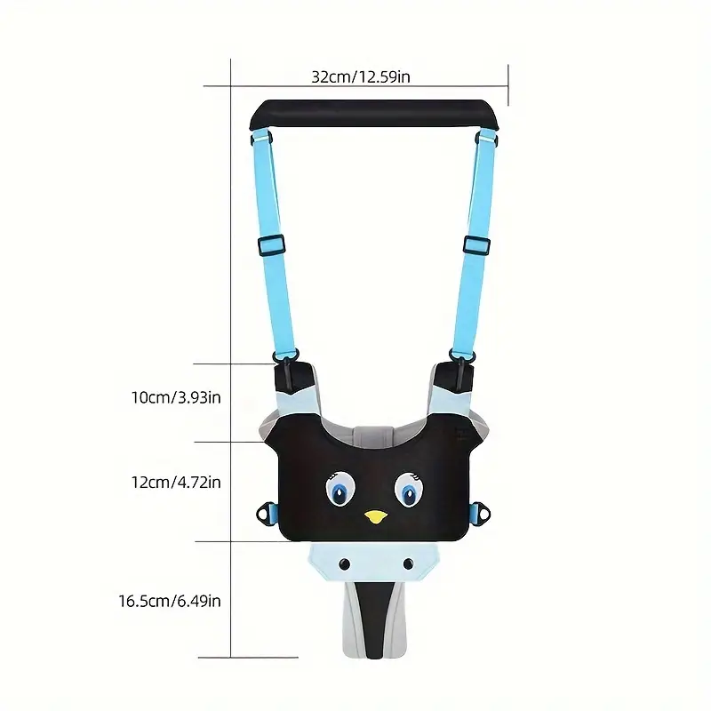 Harnais de marche pour bébé bleu 1 pièce, ceinture d'aide à la marche réglable pour Bébé 5 Harnais de marche pour bébé bleu 1 pièce, ceinture d'aide à la marche réglable pour Bébé – Image 4