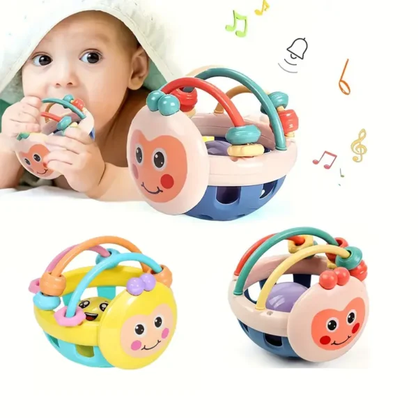 Jouet hochet sensoriel coloré pour enfants – Image 4