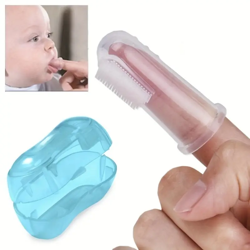 Brosse à dents souple pour bébé - Parfaite pour la dentition et le nettoyage buccal 2 Brosse à dents souple pour bébé - Parfaite pour la dentition et le nettoyage buccal