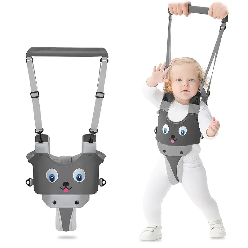 Harnais de marche pour bébé bleu 1 pièce, ceinture d'aide à la marche réglable pour Bébé 2 Harnais de marche pour bébé bleu 1 pièce, ceinture d'aide à la marche réglable pour Bébé