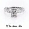 Bague simple pour femme de haute qualité Bague simple pour femme de haute qualité, bague rectangulaire en perles semi-percées pour dames. Argent sterling S925 de 3,3 g, moissanite rectangulaire de 2 carats. 26 janvier 2025 Kotazando