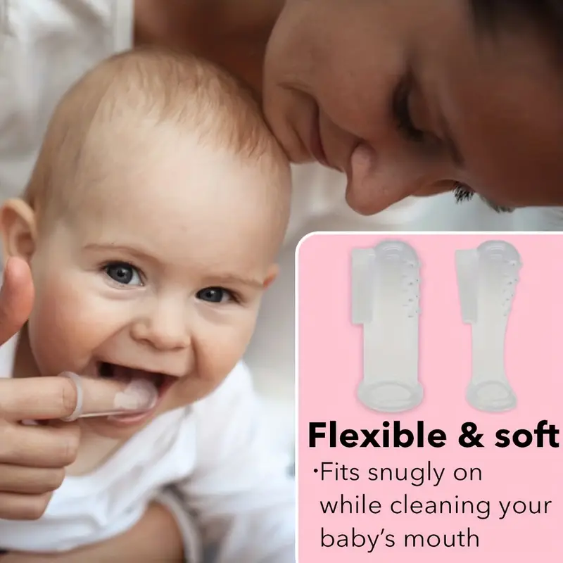 Brosse à dents souple pour bébé - Parfaite pour la dentition et le nettoyage buccal 6 Brosse à dents souple pour bébé - Parfaite pour la dentition et le nettoyage buccal – Image 5