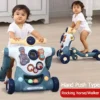 Trotteur 3 en 1 pour jeunes avec modes trottinette, poussette et marcheur