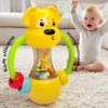 1 hochet à main pour bébé : hochets vibrants pour bébés de 0 à 3 ans
