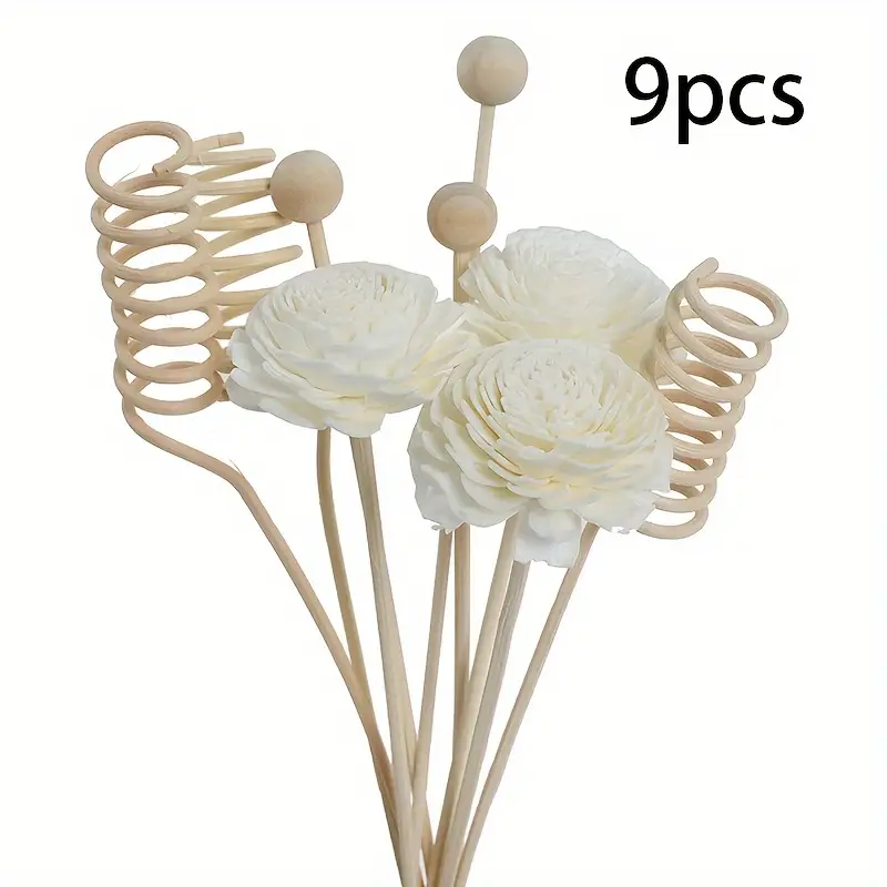Lot de bâtonnets diffuseurs de parfum en bois – Rehausseurs de parfum d'aromathérapie pour la décoration de la maison 2 Lot de bâtonnets diffuseurs de parfum en bois – Rehausseurs de parfum d'aromathérapie pour la décoration de la maison