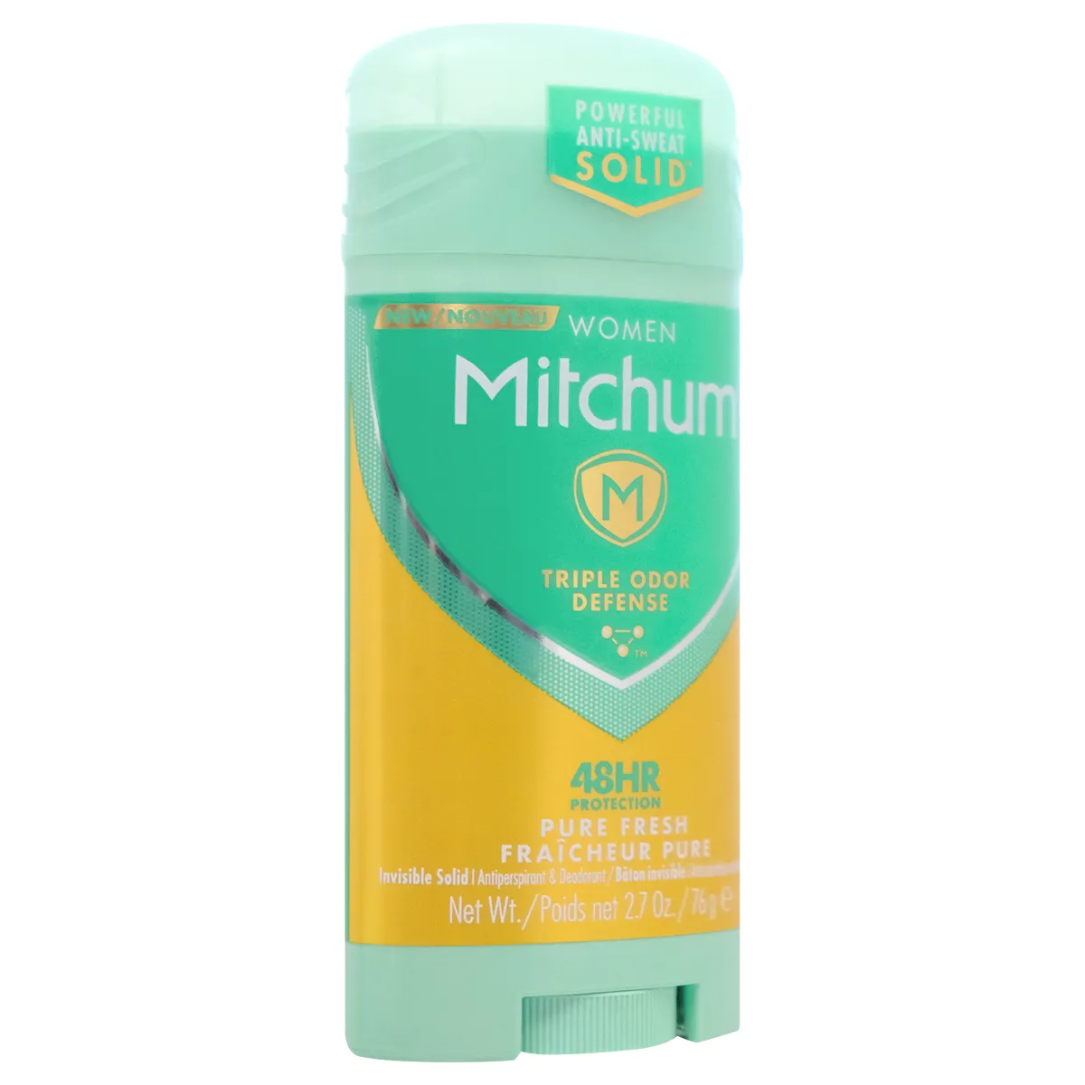Déodorant anti-transpirant Mitchum Invisible Solid Lady 76g Pure Fresh 3 Déodorant anti-transpirant Mitchum Invisible Solid Lady 76g Pure Fresh – Image 2