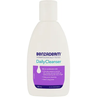 Nettoyant Peau Grasse Benzaderm 125 ml 4 Nettoyant Peau Grasse Benzaderm 125 ml – Image 3