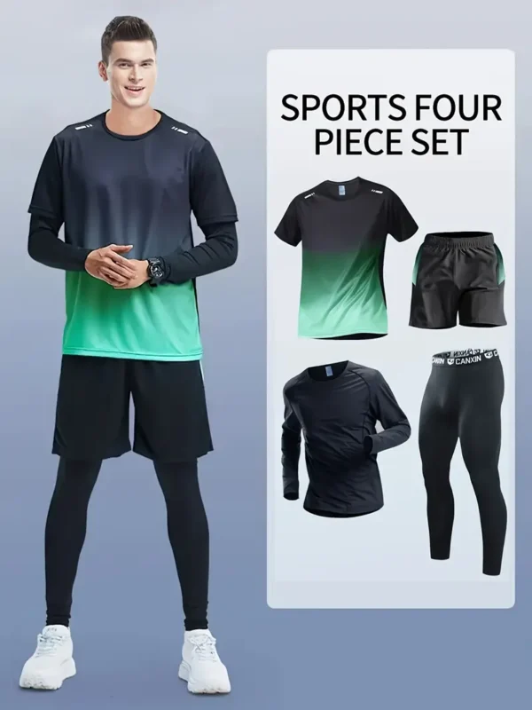 Ensemble de sport 4 pièces pour homme – Image 6