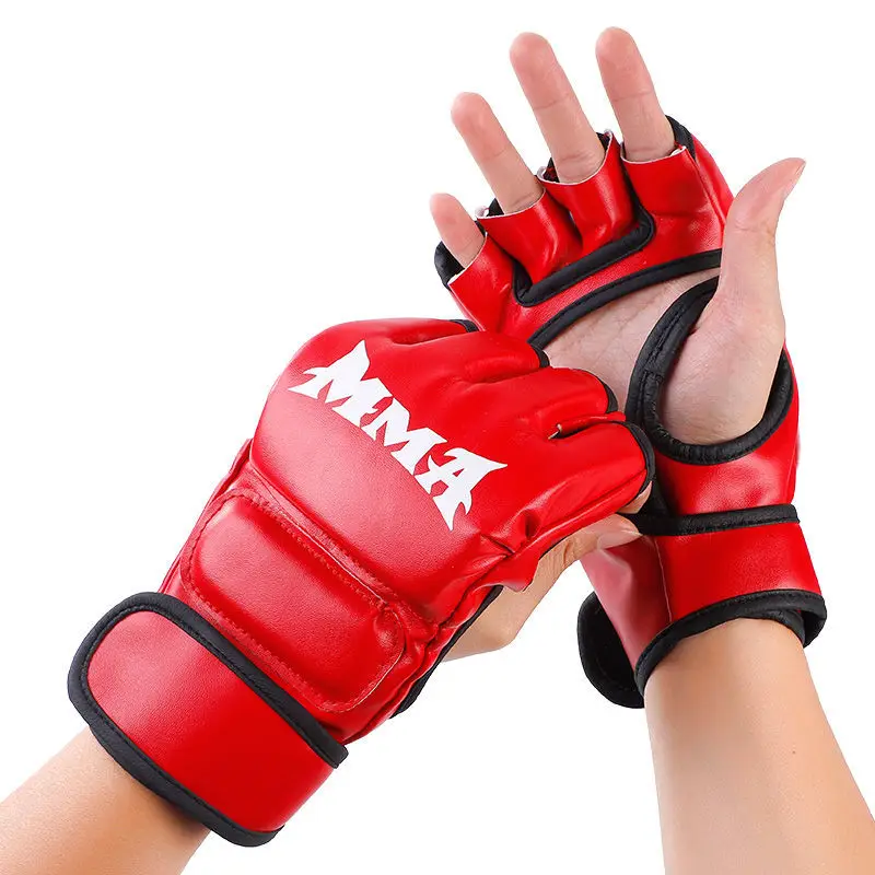 Paire de gants de boxe MMA haut de gamme pour adultes 5 Paire de gants de boxe MMA haut de gamme pour adultes – Image 4