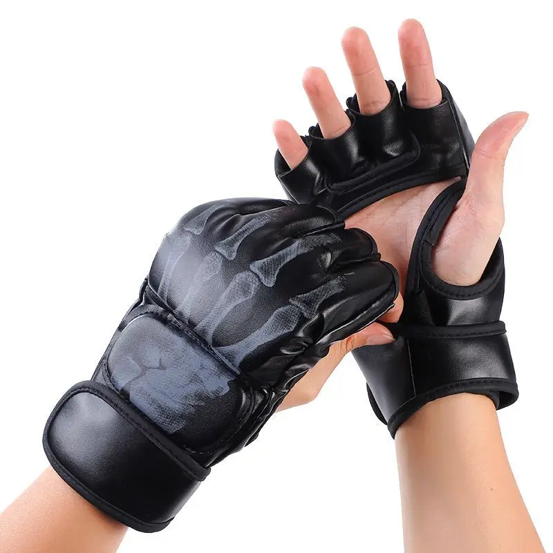 Paire de gants de boxe MMA haut de gamme pour adultes 8 Paire de gants de boxe MMA haut de gamme pour adultes – Image 7