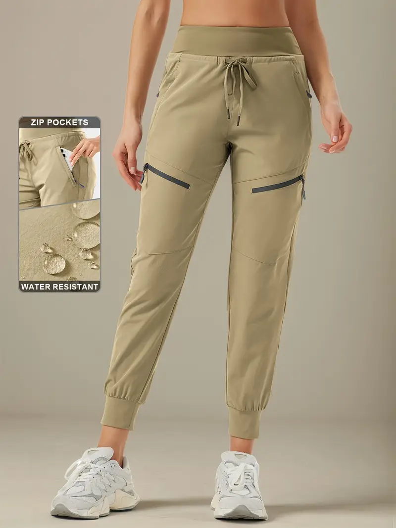 Pantalon de jogging léger pour femme, taille haute 2 Pantalon de jogging léger pour femme, taille haute