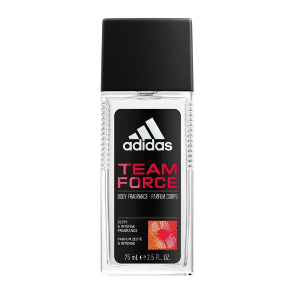 Adidas Parfum Spray corporel naturel pour homme 75 ml Team Force