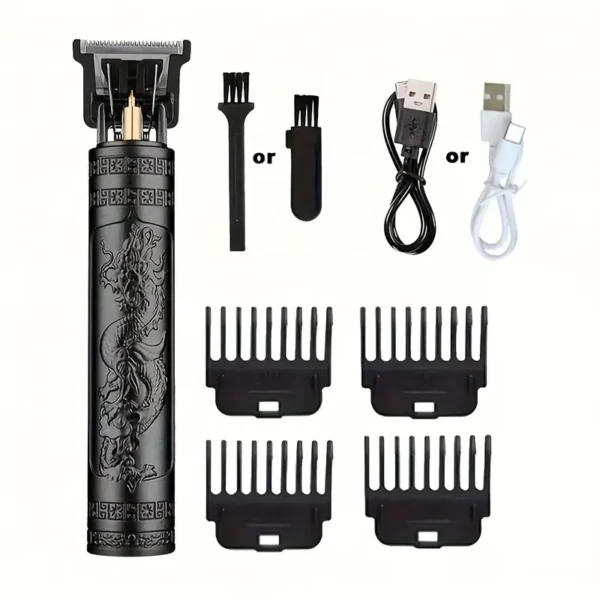 Tondeuse à cheveux sans fil pour homme, tondeuse professionnelle rechargeable par USB – Image 4